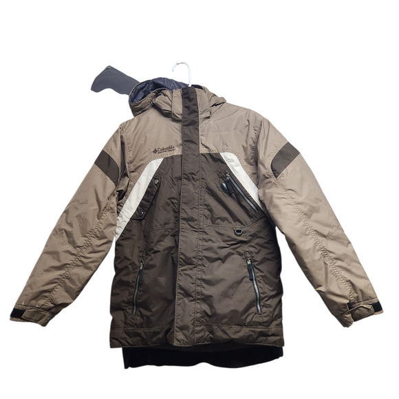 Columbia Youths Brown and Tan Jacket - Picture 1 of 9
